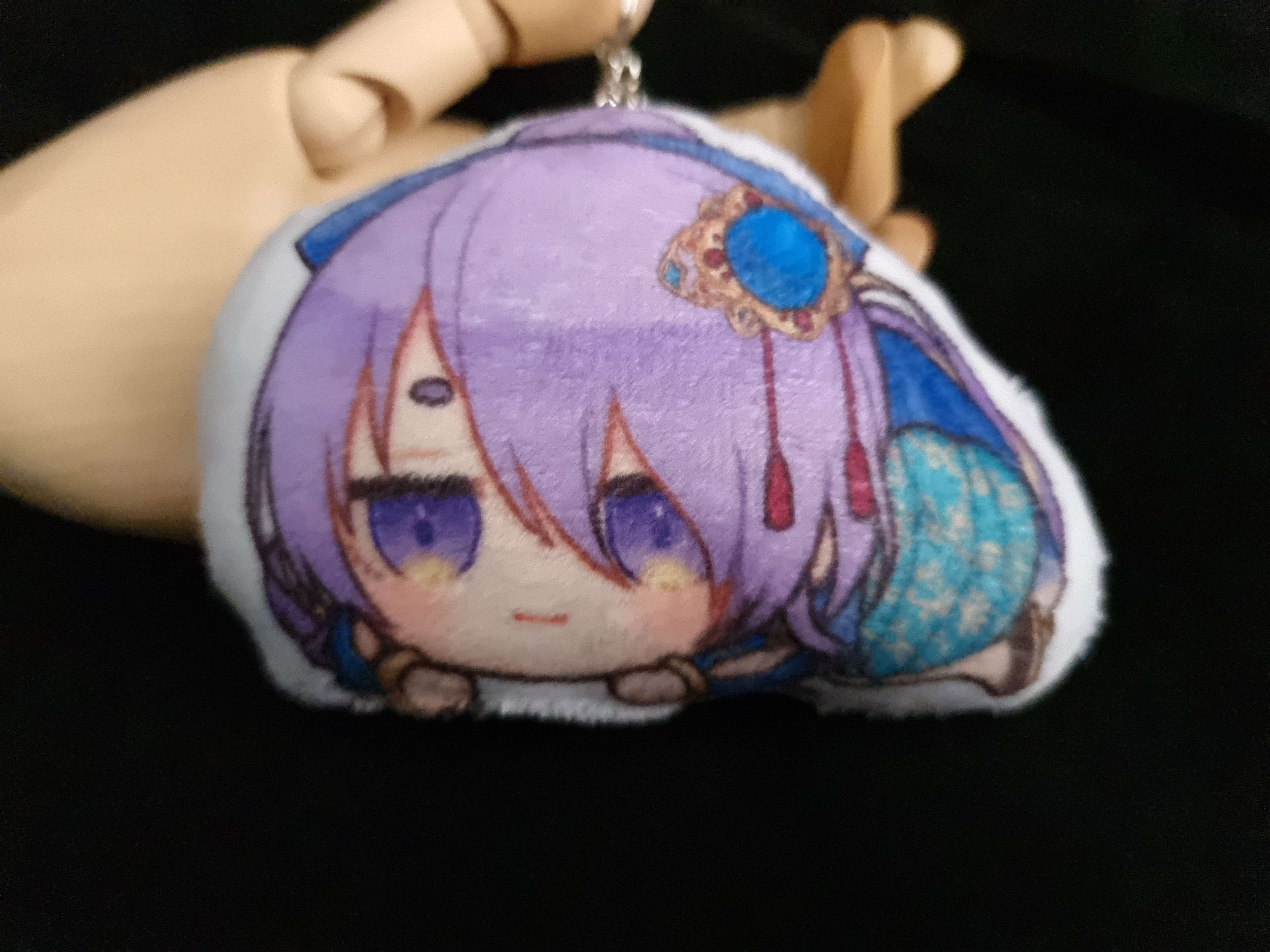 [Hololive ID] Moona Batik Mini Pillow Keychain