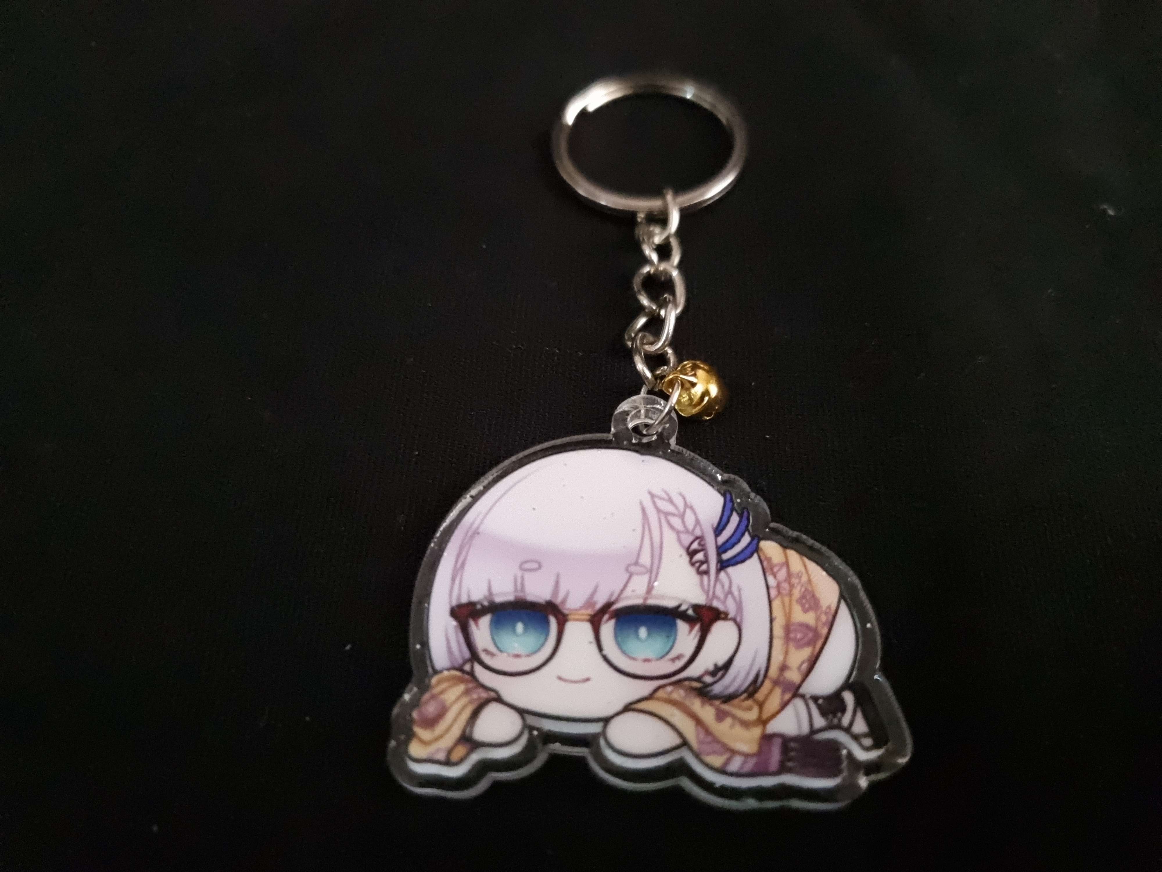 [Hololive ID] Reine Batik Epoxy Coated Keychain