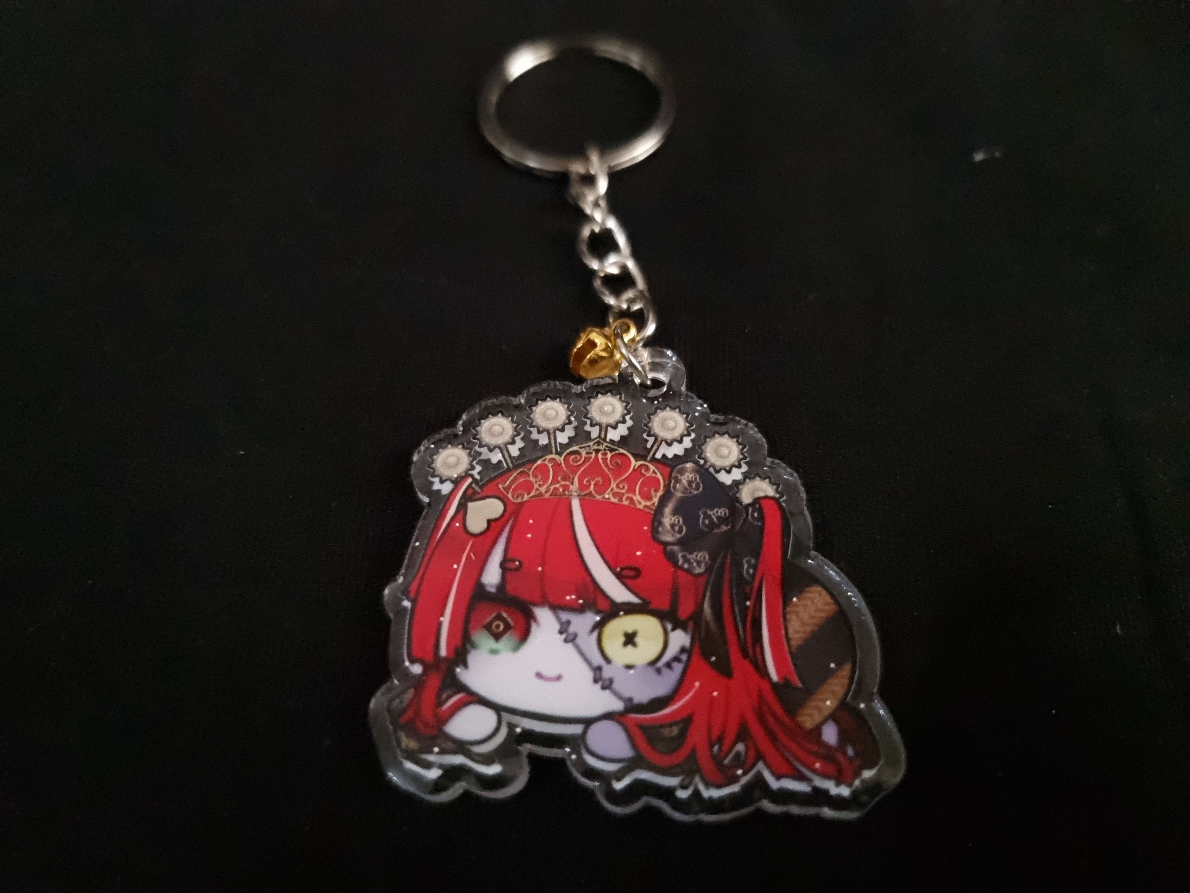 [Hololive ID] Ollie Batik Epoxy Coated Keychain
