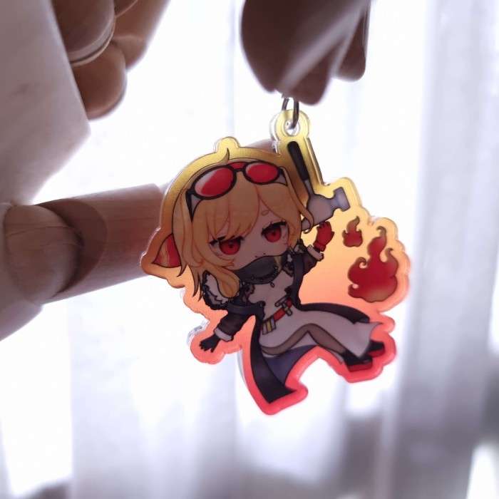 [Hololive ID] Kaela Tinted Acrylic Keychain