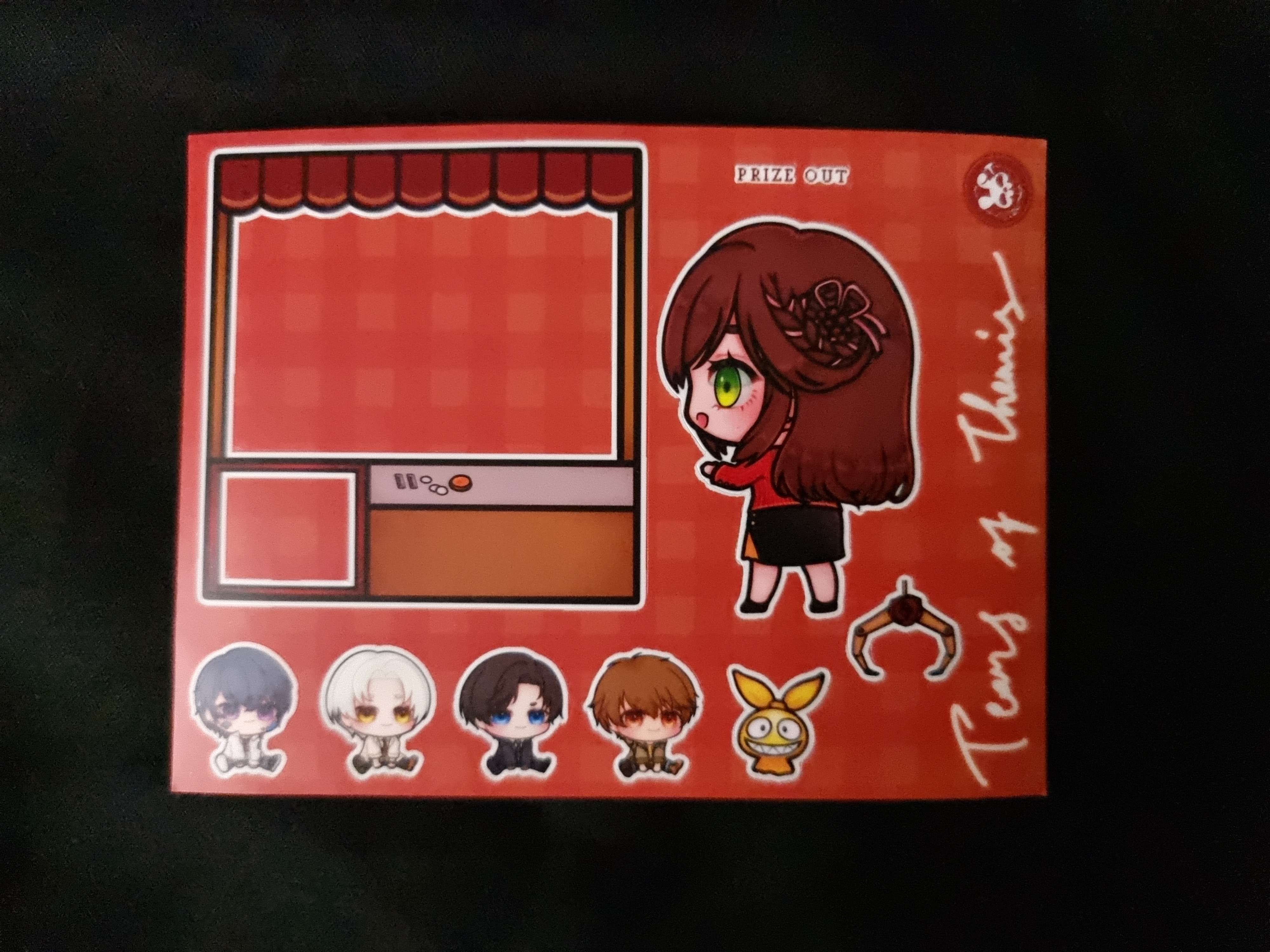 [Tears of Themis] DIY Claw Machine Sticker Sheet