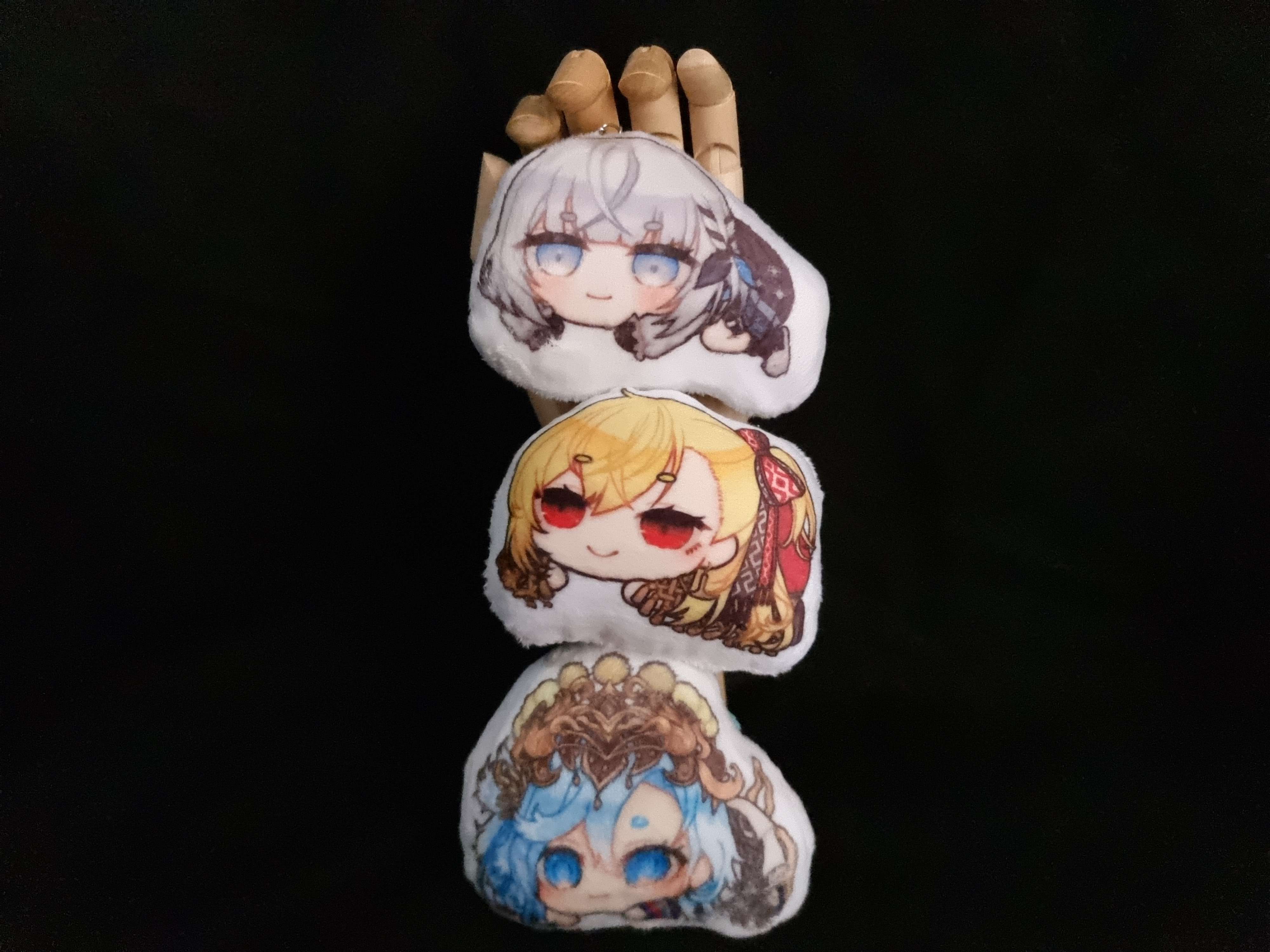 [Set Bundle] HoloH3ro Mini Pillow Keychain Set