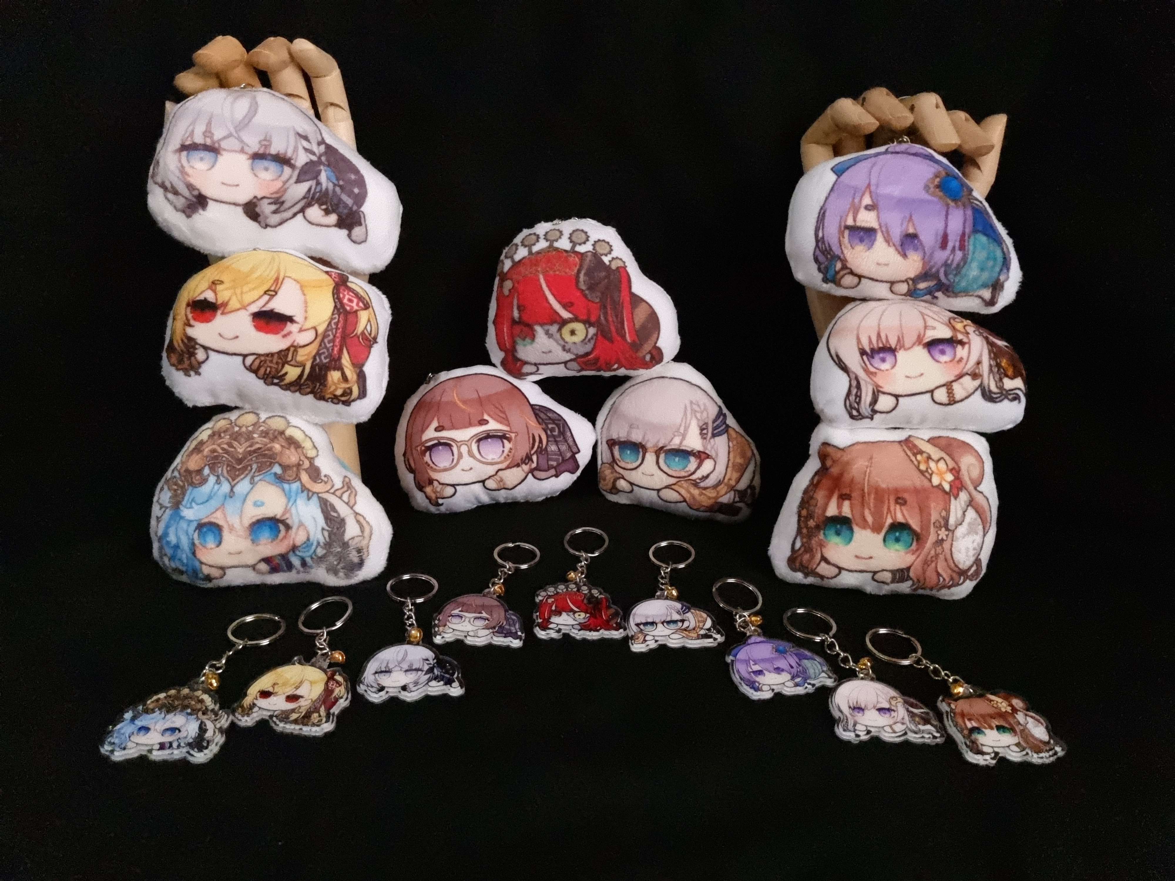 [Set Bundle] HoloID Pillow Keychain Deluxe Set