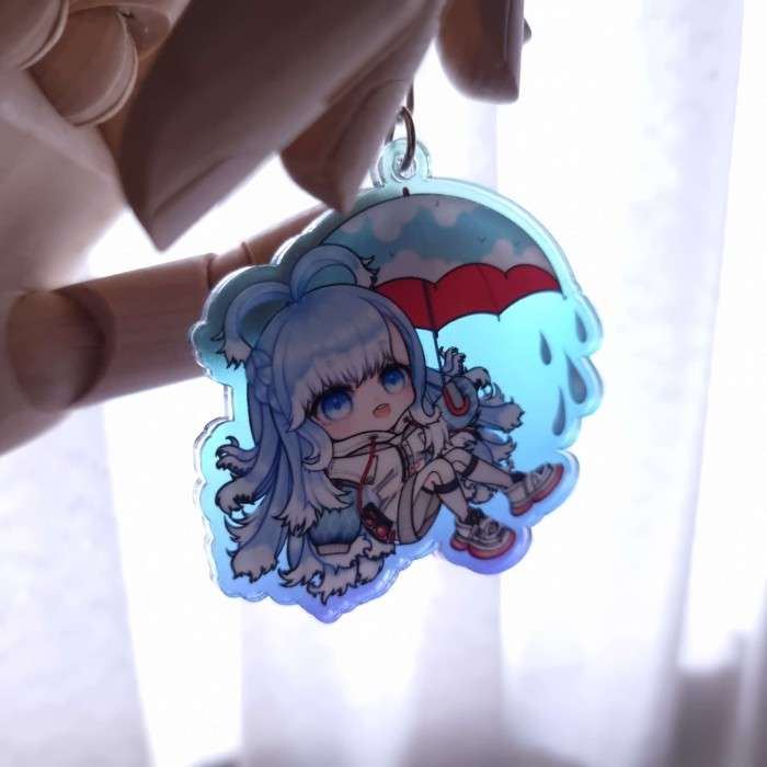 [Hololive ID] Kobo Tinted Acrylic Keychain