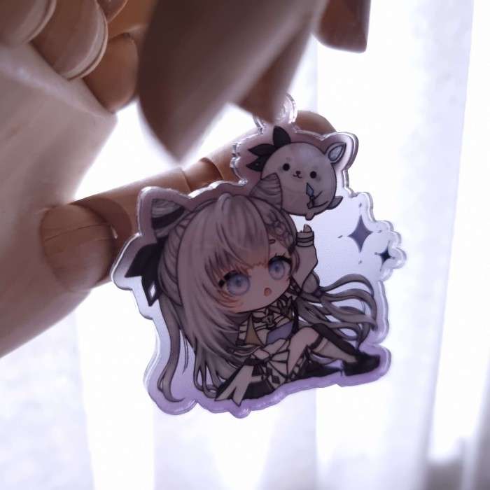 [Hololive ID] Zeta Tinted Acrylic Keychain