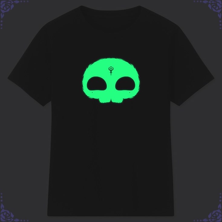 [Original] Ryuusa's Mask Glow in the Dark T-shirt