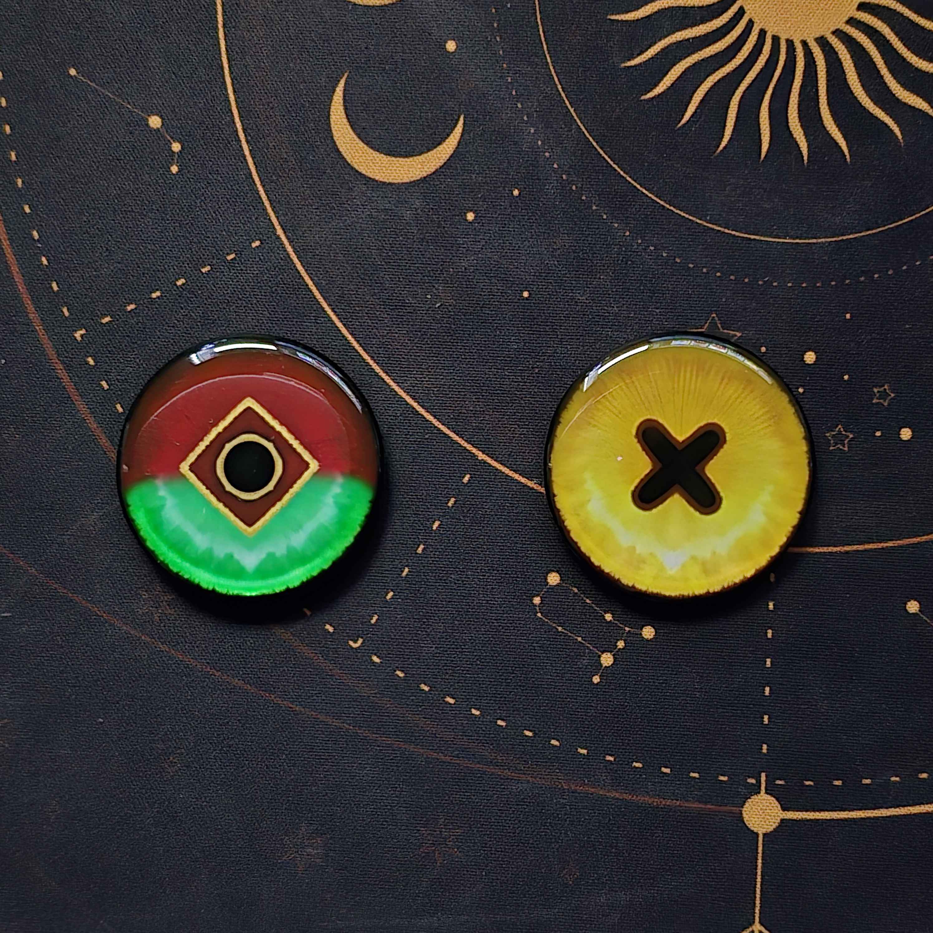 [Hololive ID] Kureiji Ollie Eyes Magnetic Pin