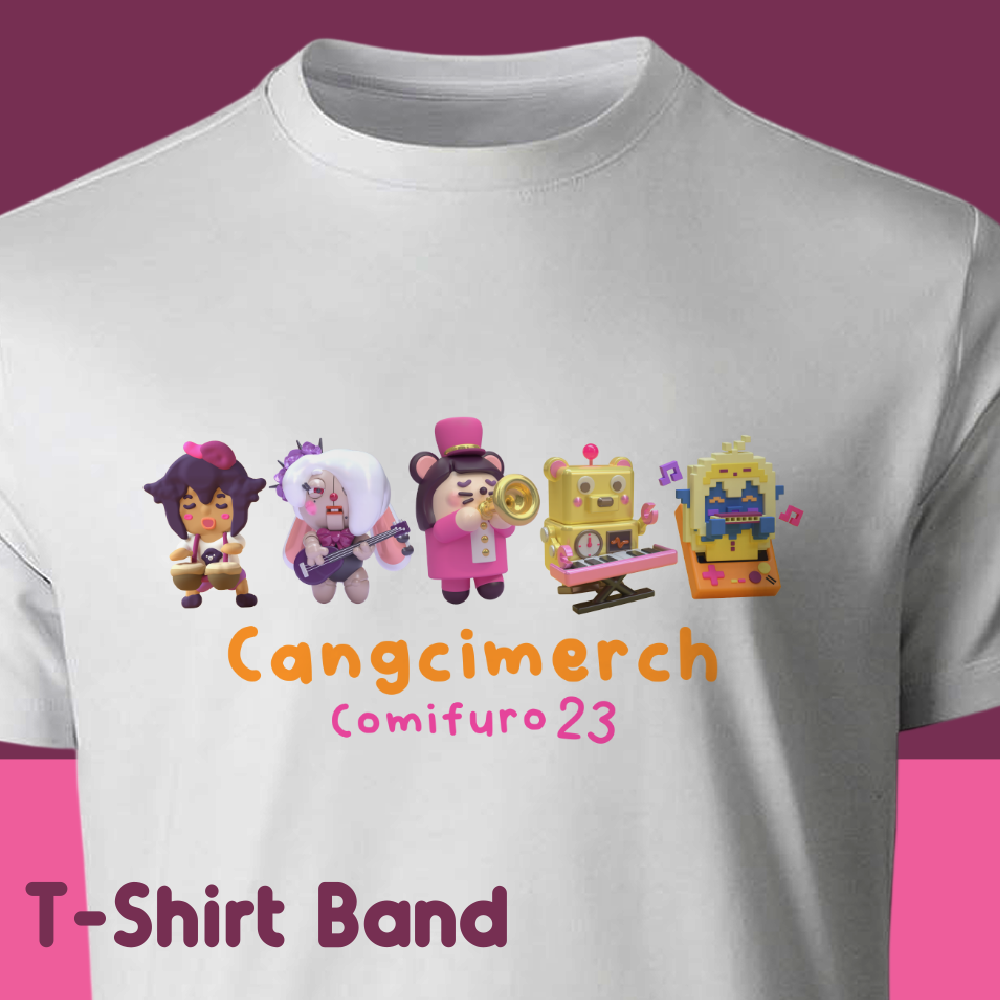 [Cangcimerch] T-shirt Band